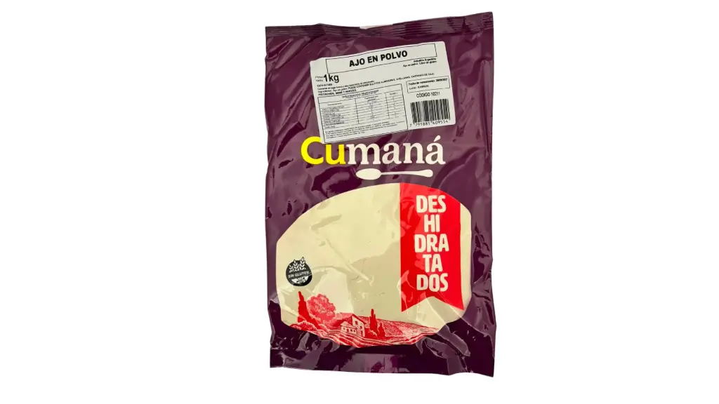 Ajo Deshidratado En Polvo CUMANA - 5 kg (bulto cerrado)