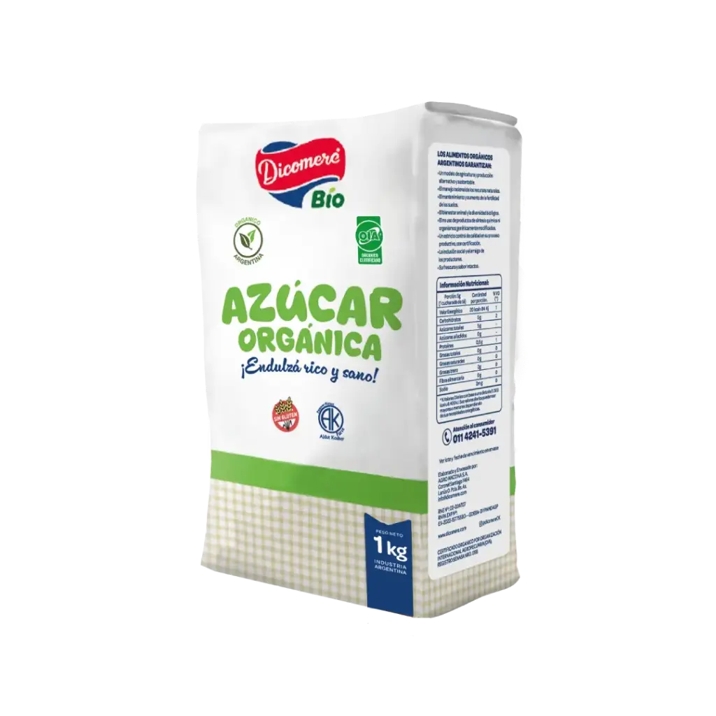 Azucar Organica x 1 kg DICOMERE - 1 u