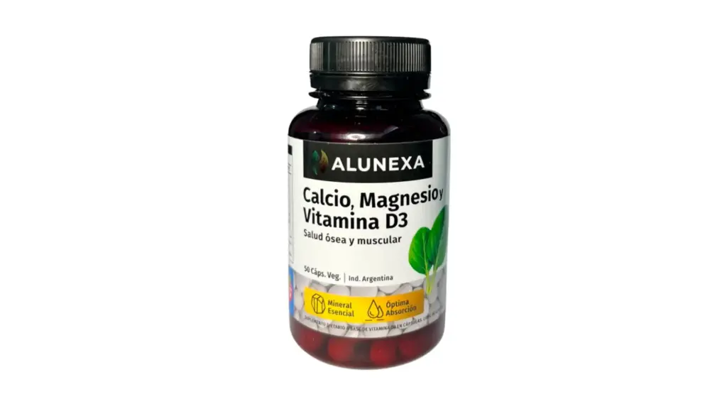 Calcio con Magnesio y D3 x 50 capsulas ALUNEXA - 1 u