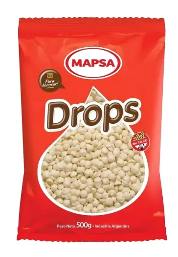 Chips de Chocolate Blanco MAPSA x 500 g - 6 u (bulto cerrado)