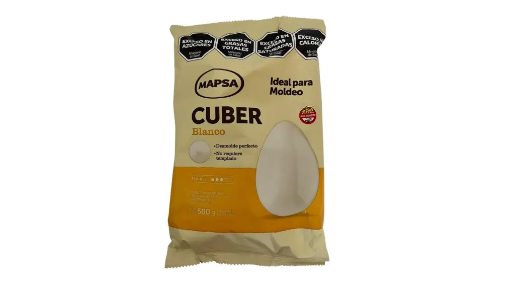 Chocolate blanco MAPSA CUBER  x 500 g (botón) - 1 u