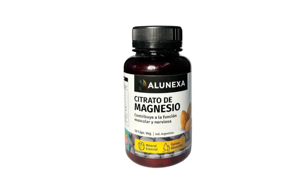 Citrato de Magnesio y D3 x 50 capsulas ALUNEXA - 1 u