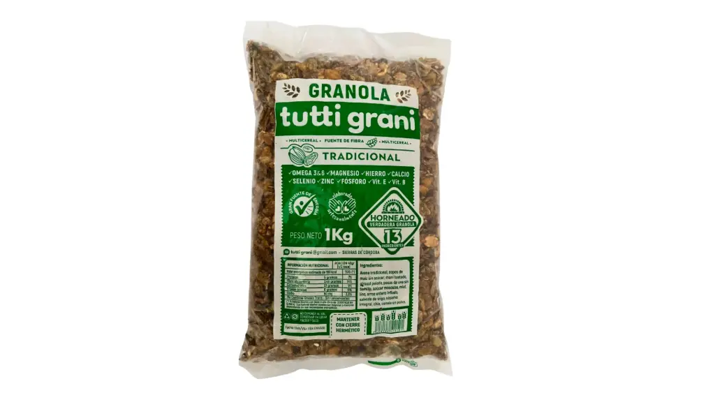 Granola Horneada Tradicional Tutti Grani x 1kg - 1 u