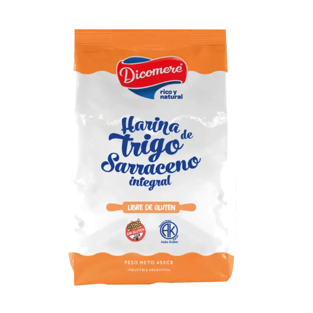 Harina de trigo Sarraceno Dicomere x 450 g - 1 u