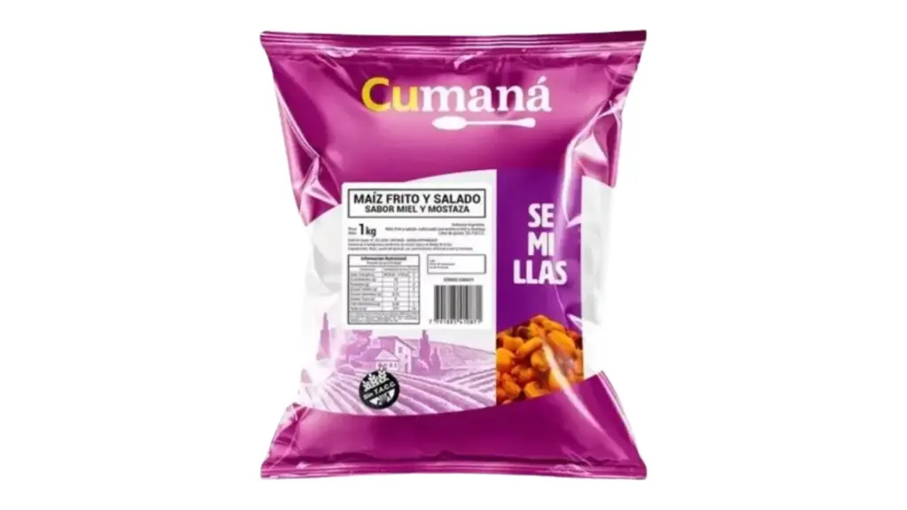 Maíz Frito Mostaza y miel CUMANA x 1kg - 1 u