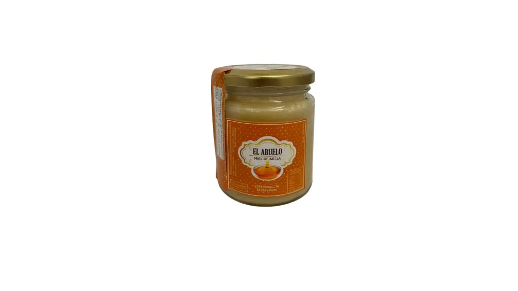 Miel de Algarrobo Frasco vidrio x 1/4 kg "El Abuelo" - 12 u (bulto cerrado)