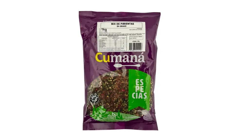 Mix Pimienta en Grano CUMANA x 1 KG - 1 u