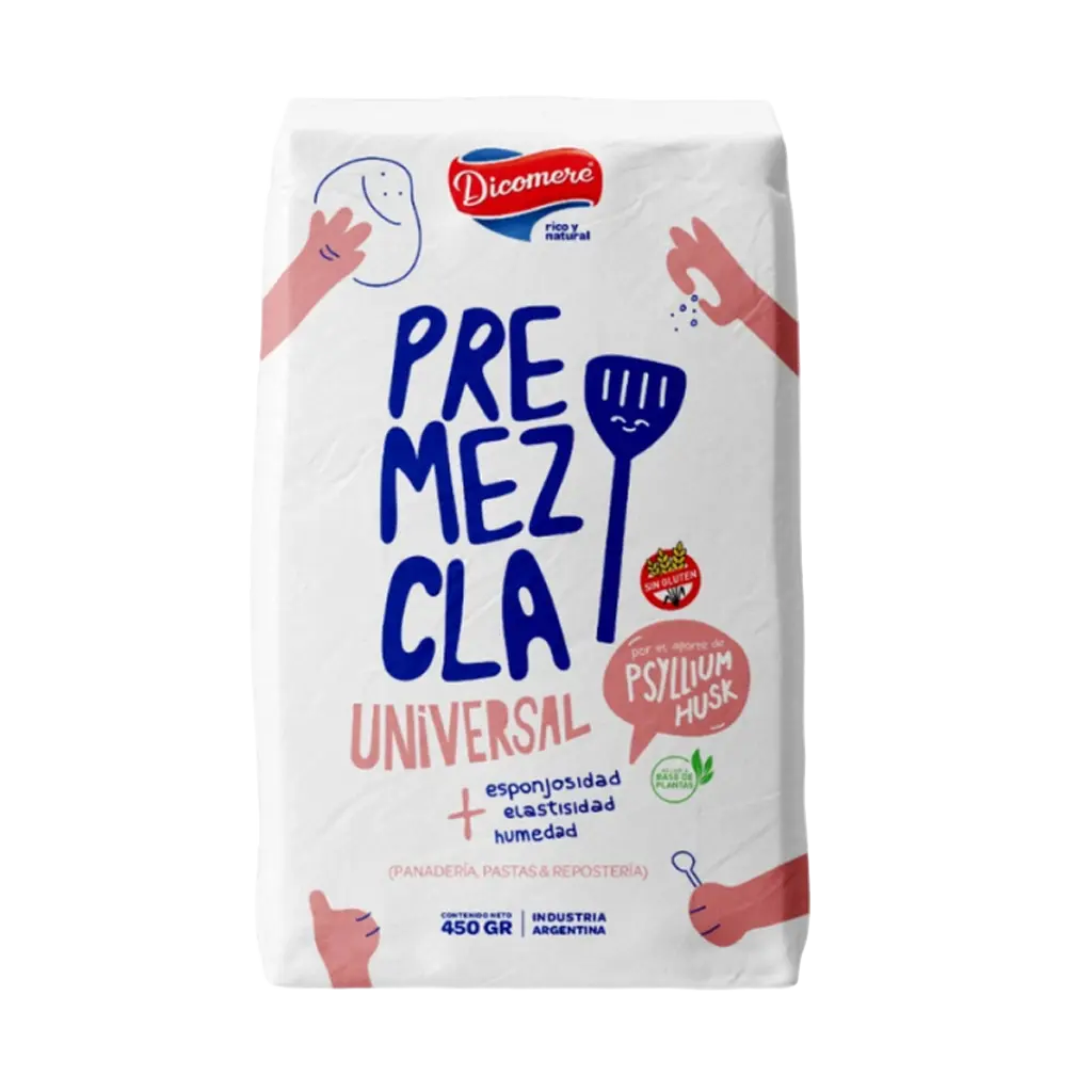 Premezcla Universal con Psyillum Husk x 450g DICOMERE  - 1 u