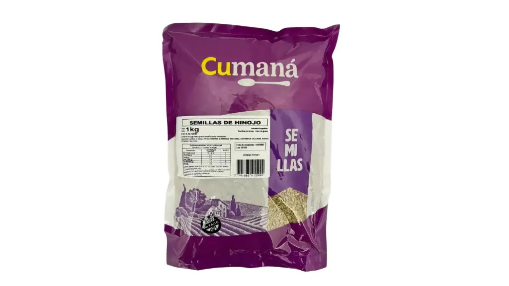 Semillas de Hinojo Cumana X 1 kg - 1 u