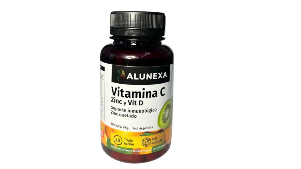 Vitamina C con Zinc y Vitamina D x 50 capsulas ALUNEXA - 1 u