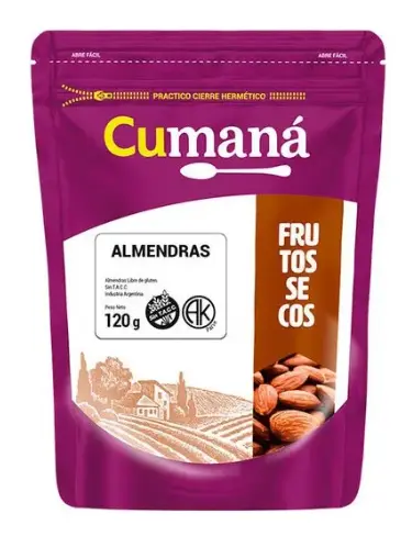 [PRD-ADCX1G1U] Almendra Doypack Cumana x 120 g - 1 u