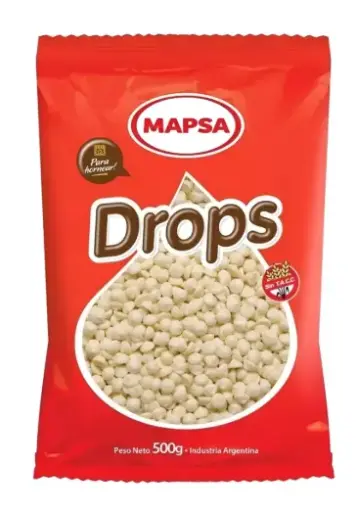 [PRD-CDCBMX5G6U(C] Chips de Chocolate Blanco MAPSA x 500 g - 6 u (bulto cerrado)
