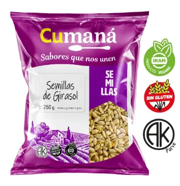 [PRD-SDGCX2G1U] Semillas de Girasol Cumana x 250 g - 1 u