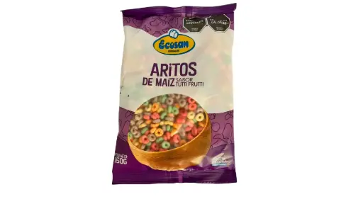 [PRD-ACMEX1G1U] Aritos cereal multifrutal  ECOSAN x 150 g - 1 u