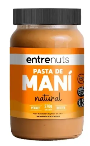[PRD-PDMX3E1U(C] Pasta de Mani  x 370g ENTRENUTS - 12 u (bulto cerrado)
