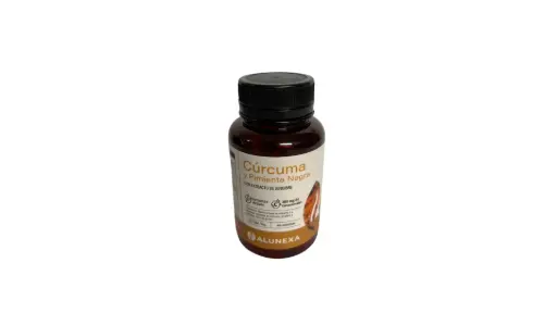 [PRD-CCPYJX5CA1U] Curcuma con Pimienta y Jengibre x 50 Capsulas ALUNEXA - 1 u